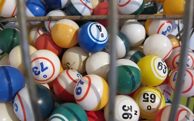 Bingo balls and card