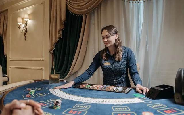 Live poker table
