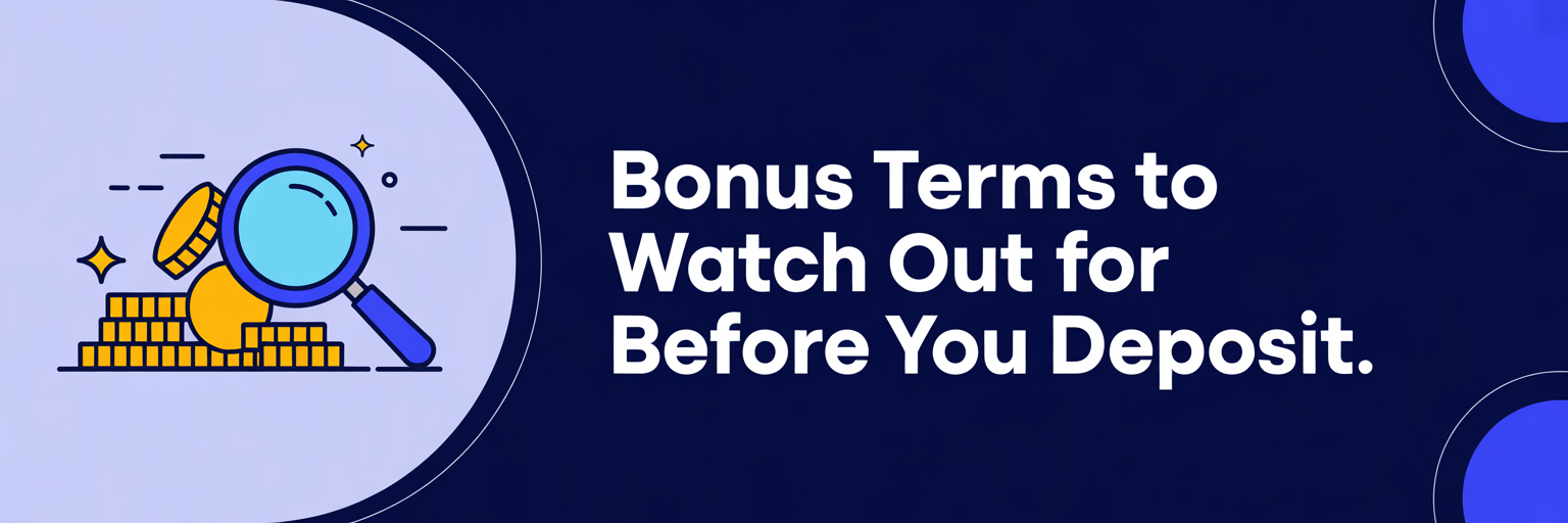 Bonus Terms to Watch Out For Before You Deposit