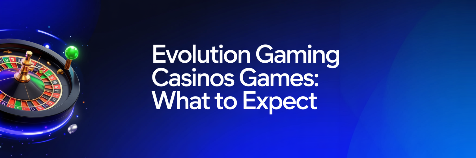 Evolution Gaming Casinos Games: What to Expect