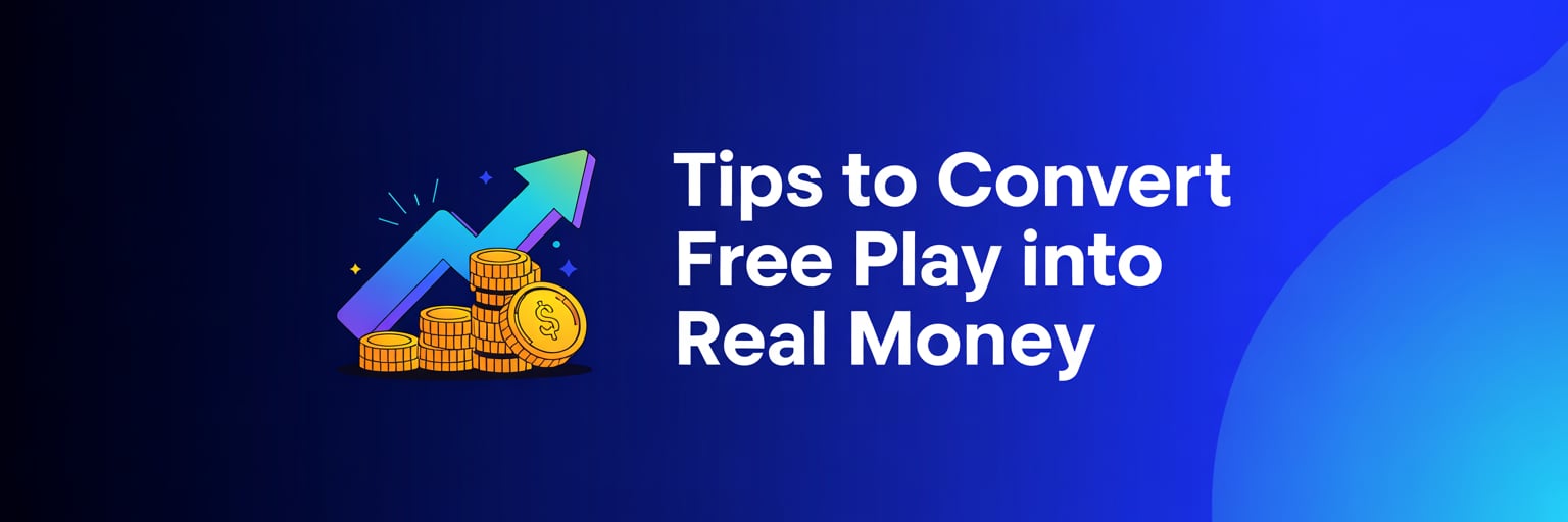 Tips to convert free play into real money